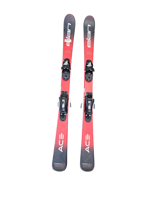 Vist Large View of Product Image Which is Used Elan PINBALL Boys DH Ski/Binding Green 110 cm