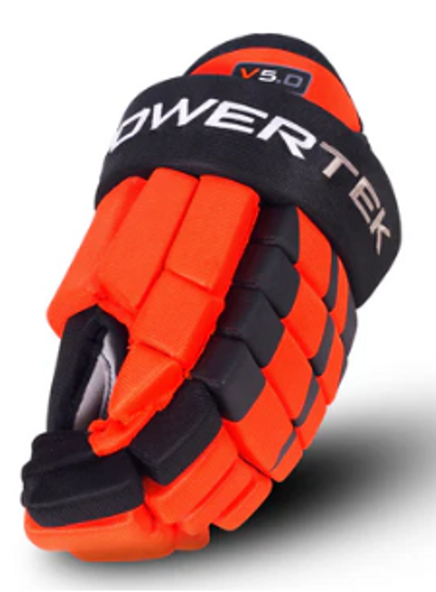 New V3.0 Tek Gloves 8" BK/OR 11821-PTS5069030408
