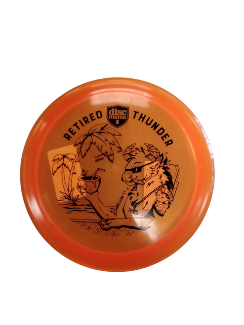 Vist Large View of Product Image Which is Used Discmania RETIRED THUNDER C-LINE CD1 Disc Golf Driver Orange 173g 11866-S000022677