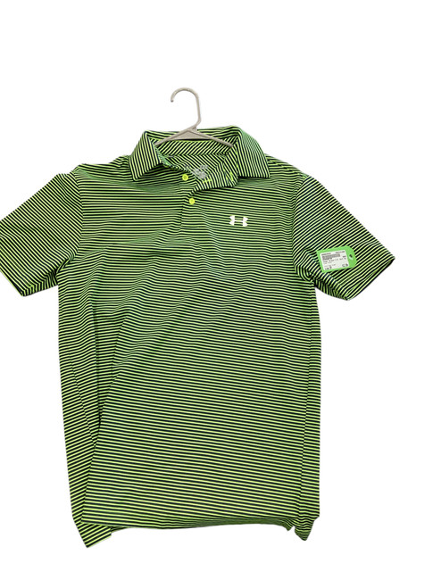 Used Under Armour S.S. Golf Shirt M Neon Green SM 11884-S000044530