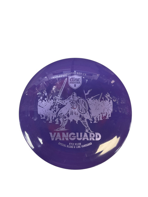 Vist Large View of Product Image Which is Used Discmania S-LINE VANGUARD Disc Golf Driver Purple 171g 11768-S000222534