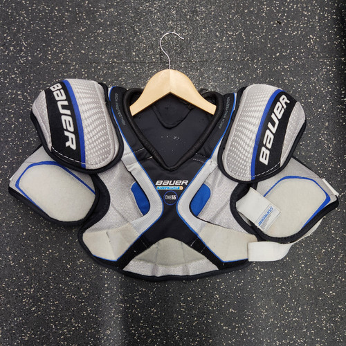 Vist Large View of Product Image Which is Used Bauer SUPREME ONE 55 Junior Shoulder Pads SM