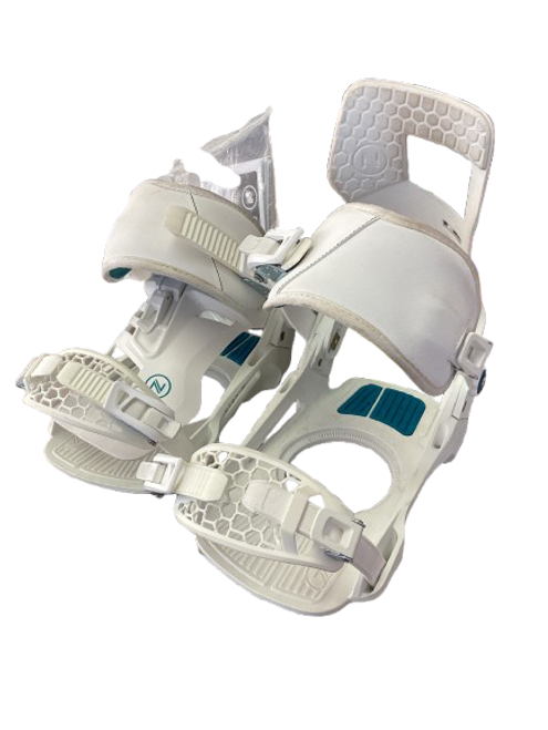 Vist Large View of Product Image Which is Used Nidecker MUON Mens Binding Only White LG 11853-S000120184