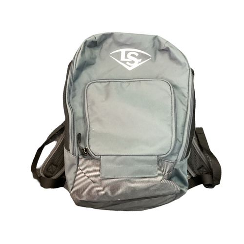 Vist Large View of Product Image Which is Used Louisville Slugger GREY BACKPACK BB/SB Player Backpack Grey
