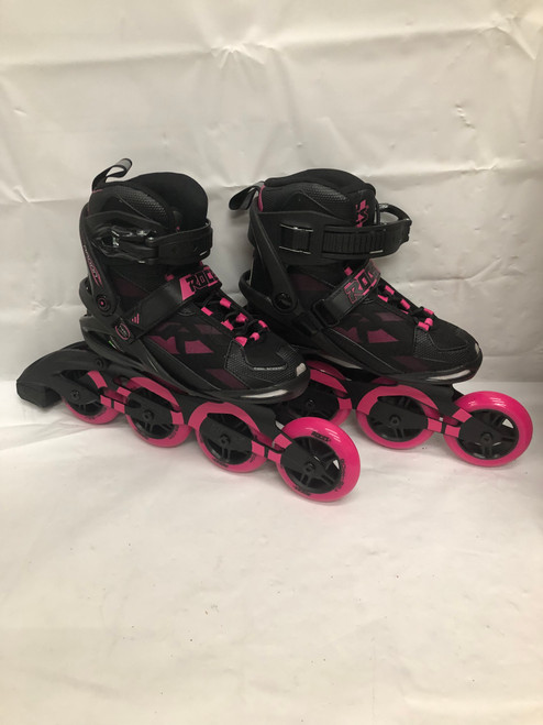 Vist Large View of Product Image Which is Used AADON RACES Junior Roller Quad Skates Black Junior 05 11668-S000105377
