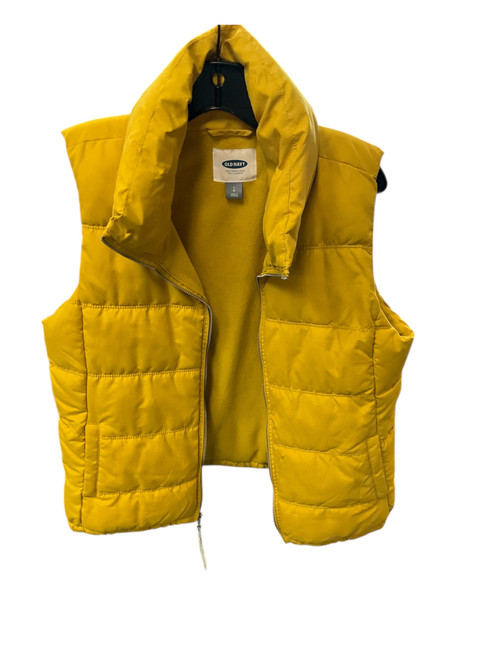 Vist Large View of Product Image Which is Used Old Navy SAN FRISCO Heavy Vest W Yellow LG