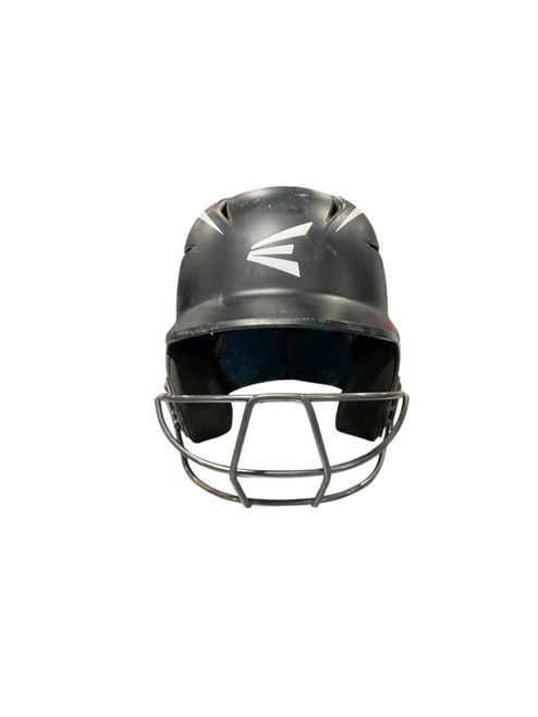 Used Easton BLACK HELMET W/MASK Batting Helmet w/Mask Black One Size 11834-S000034120