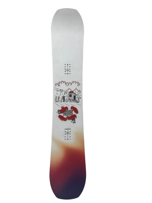 Vist Large View of Product Image Which is Used 2024 Nitro TEAM PRO MARCUS KLEVELAND 155cm Snowboard White 11731-S000136880