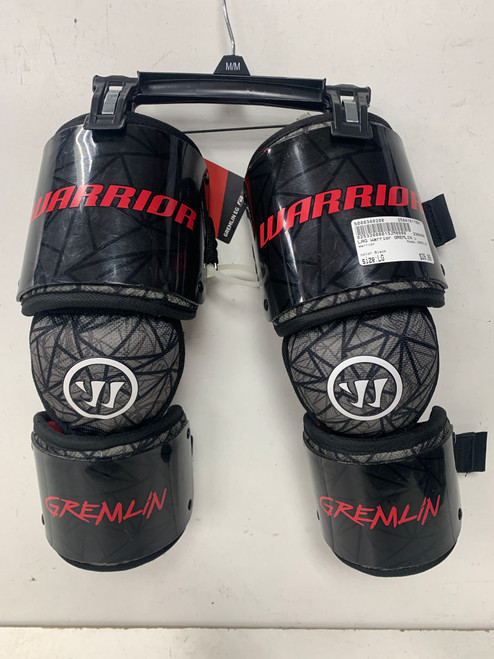 Vist Large View of Product Image Which is Used Warrior GREMLIN Lacrosse Arm Pads/Guards Black LG 11891-S000300200