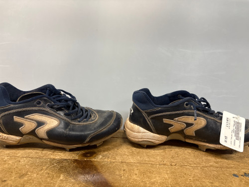 Used SOFTBALL CLEAT BB/SB Cleats Navy Blue Senior 9.5 11858-S000047902