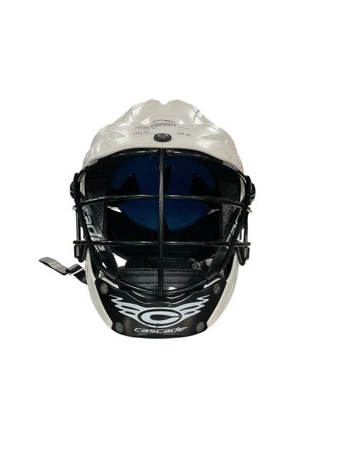 Vist Large View of Product Image Which is Used Cascade CS Lacrosse Helmet White XS