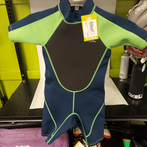 Used Junior Spring Suit Royal Blue And Lime Green SZ 7-8 11781-S000036898