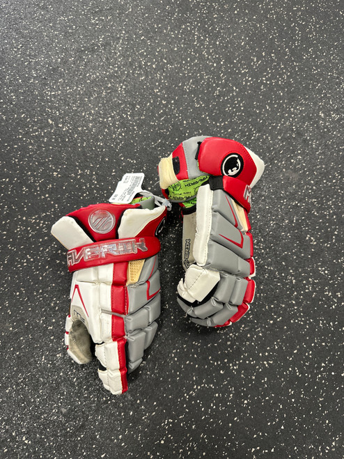 Used Maverik M4 SMALL RIP Lacrosse Gloves Mens Red LG 11726-S000279430
