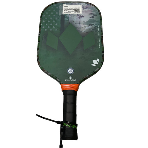 Vist Large View of Product Image Which is Used Diadem WARRIOR EDGE FIRST RESPONDER Pickleball Racquet Green