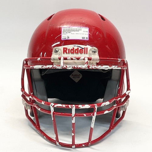 Used Riddell 2020 VICTOR YOUTH FB Helmet Red SM 11805-S000058012
