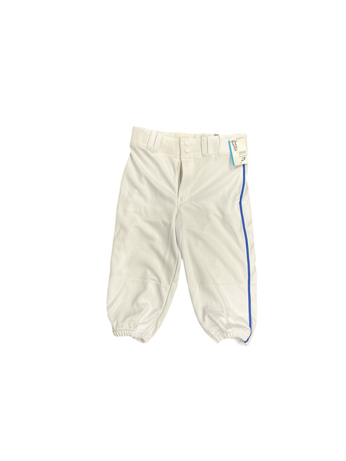 Vist Large View of Product Image Which is Used Champro BASEBALL PANTS KNICKER BB/SB Pant Boys White And Royal Blue XL
