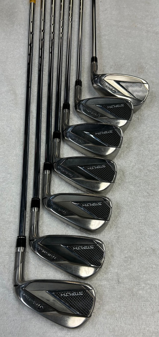 Used Taylormade STEALTH Mens Iron Set RH 5I-GW Steel / Regular 11750-S000203803
