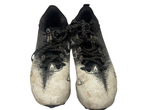Used Under Armour SPOTLIGHT FRANCHISE RM 2.0 3025088-0 Jr Football Cleats White Junior 04 11731-S000136951