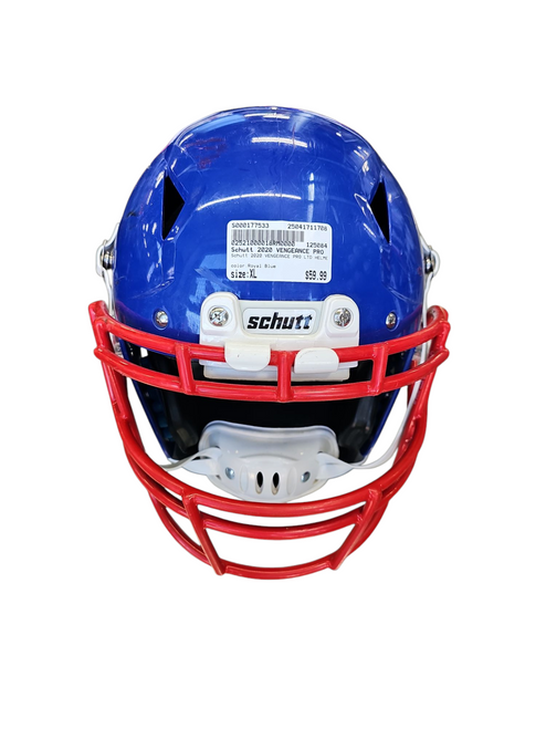 Used Schutt 2020 VENGEANCE PRO LTD HELMET FB Helmet Royal Blue XL 11708-S000177533