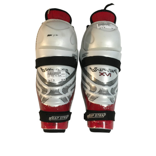 Vist Large View of Product Image Which is Used Bauer 11IN VAPOR XVI SHINS Senior Shin Guards White 11" 11749-S000183850