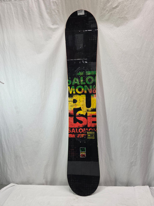 Vist Large View of Product Image Which is Used Salomon PULSE 160 Mens Snowboard Only Black 160 cm 11651-S000396364