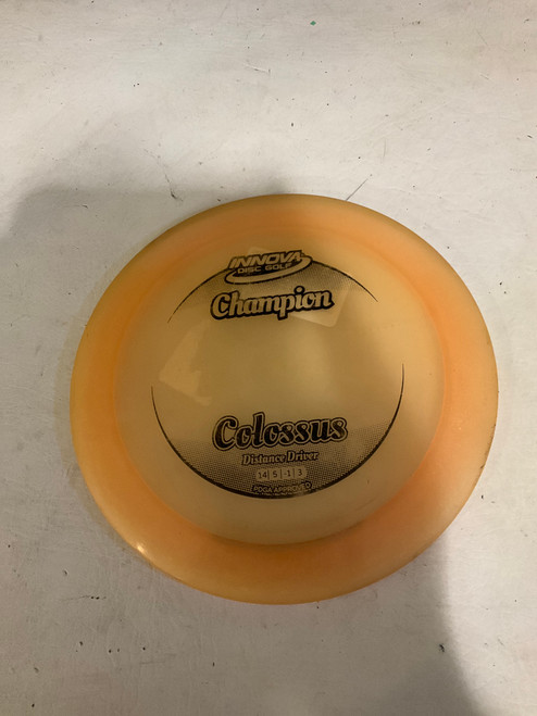 Used Innova CHAMPION COLOSSUS Disc Golf Driver Yellow 11790-S000043459