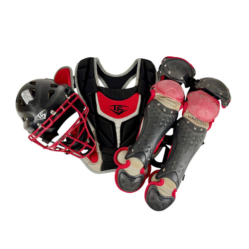 Used Louisville Slugger PG SERIES 5 Catcher's Set Black Youth 11506-S000277575
