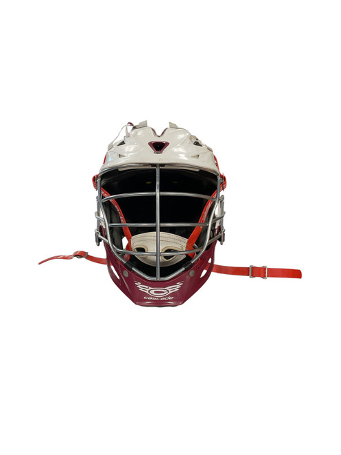 Vist Large View of Product Image Which is Used Cascade R Lacrosse Helmet White MD