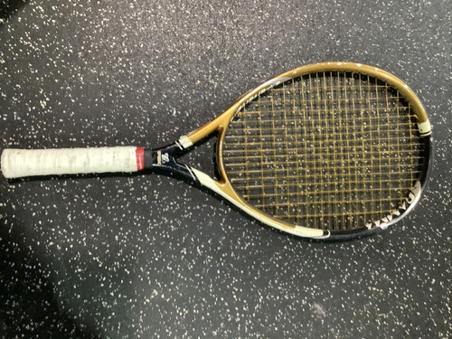 Vist Large View of Product Image Which is Used Gamma Sports IPEX 3.0 Adult Tennis Racquet Vegas Gold Unknown