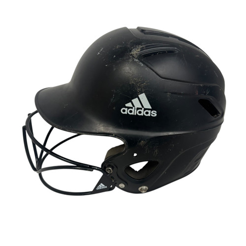 Vist Large View of Product Image Which is Used Adidas Batting Helmet w/Mask Black S/M 11406-S000104431
