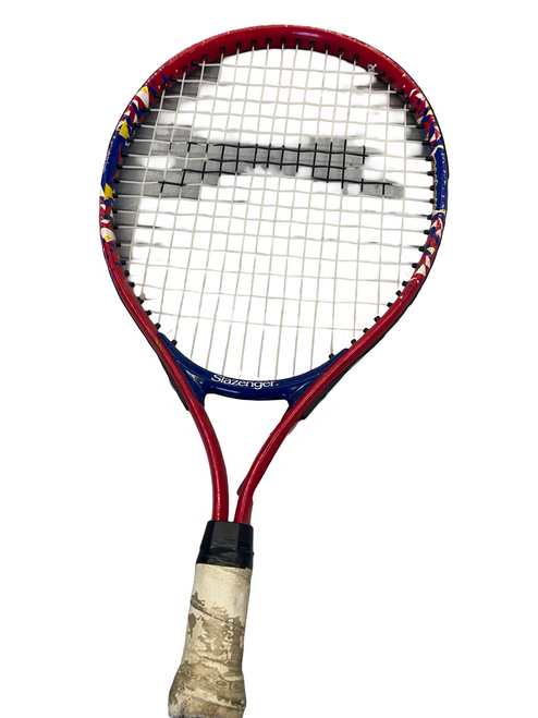 Vist Large View of Product Image Which is Used Slazenger SMASH 19 Junior Tennis Racquet Red 19"