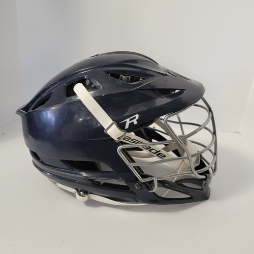 Vist Large View of Product Image Which is Used Cascade R Lacrosse Helmet Navy Blue One Size
