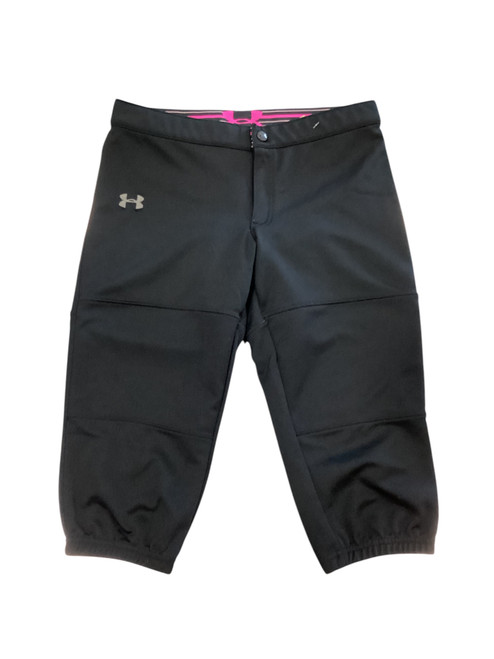 Vist Large View of Product Image Which is Used Under Armour SOFTBALL PANTS BB/SB Pant Womens Black SM 11884-S000044731