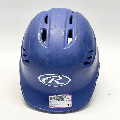 Vist Large View of Product Image Which is Used Rawlings Batting Helmet No Mask Royal Blue LG 11805-S000058110