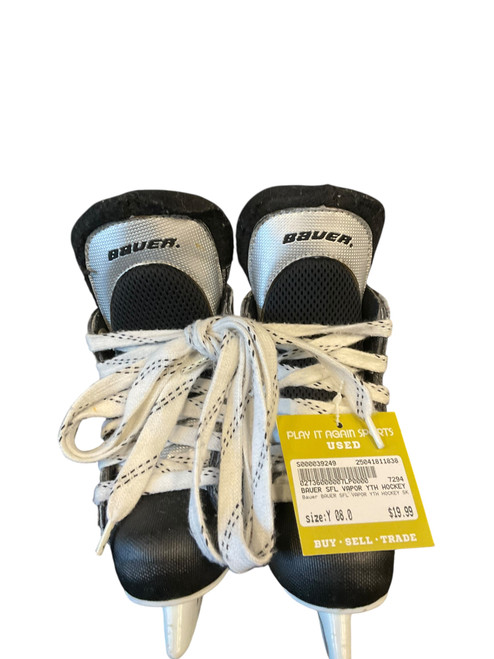 Used Bauer BAUER SFL VAPOR YTH HOCKEY SKATE SZ8 Youth Hockey Skate Youth 08.0 11838-S000039249