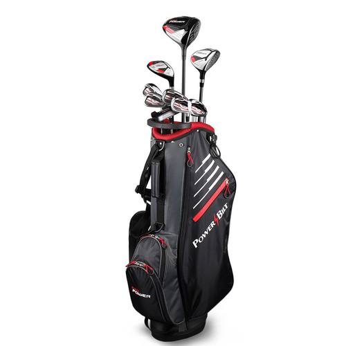 Vist Large View of Product Image Which is New Powerbilt Pro Power Package Golf Set- Men's Left Hand 11218-ORLPB126974