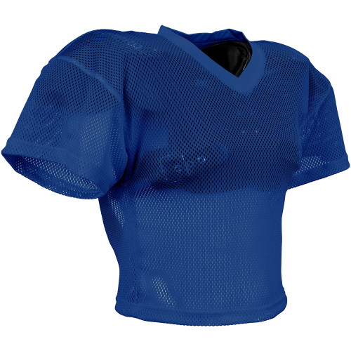 Vist Large View of Product Image Which is New CHAMPRO SHUFFLE FOOTBALL PRACTICE JERSEY AD ROYAL MD