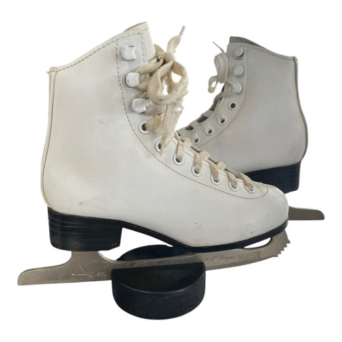 Vist Large View of Product Image Which is Used VIC WomensFigure Skate White Senior 7