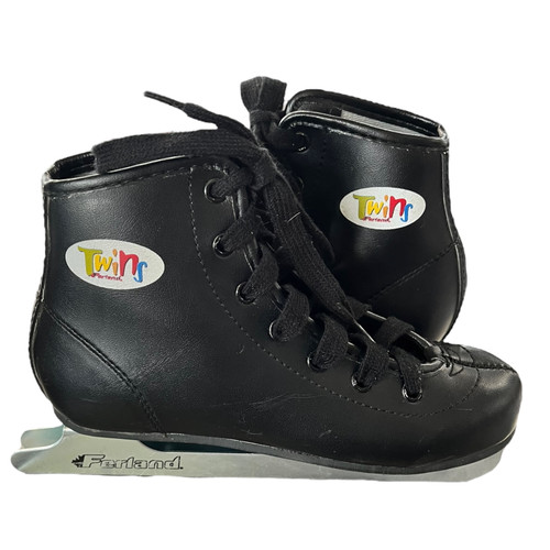 Used Ferland TWINS Double Runner Skate Black Junior 02 11820-S000039441