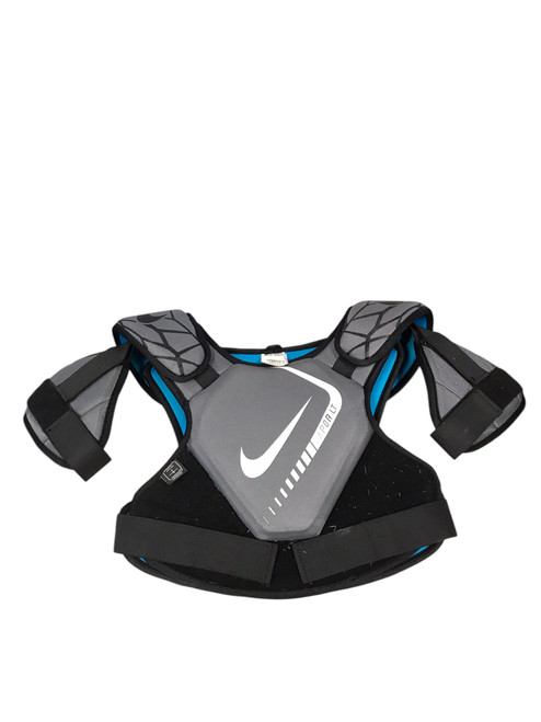 Vist Large View of Product Image Which is Used Nike VAPOR LT Lacrosse Shoulder Pads Black XL
