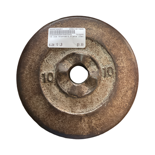 Vist Large View of Product Image Which is Used Standard Plate (Each) 10 lb 11649-S000144491
