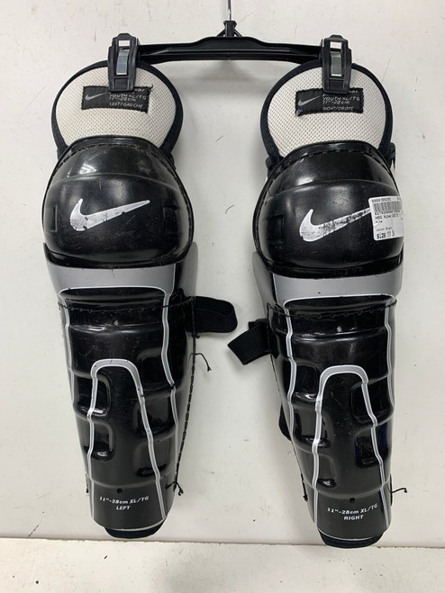 Vist Large View of Product Image Which is Used Nike IGNITE Junior Shin Guards Black 11" 11891-S000300292