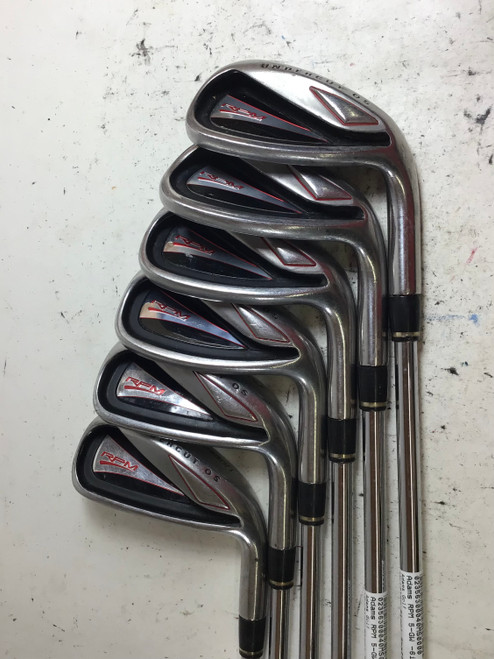 Vist Large View of Product Image Which is Used Adams Golf RPM Mens Iron Set RH 5I-GW/AW 10105-S000279709