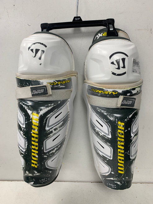 Vist Large View of Product Image Which is Used Warrior DYNASTY Junior Shin Guards White 12" 11891-S000300310