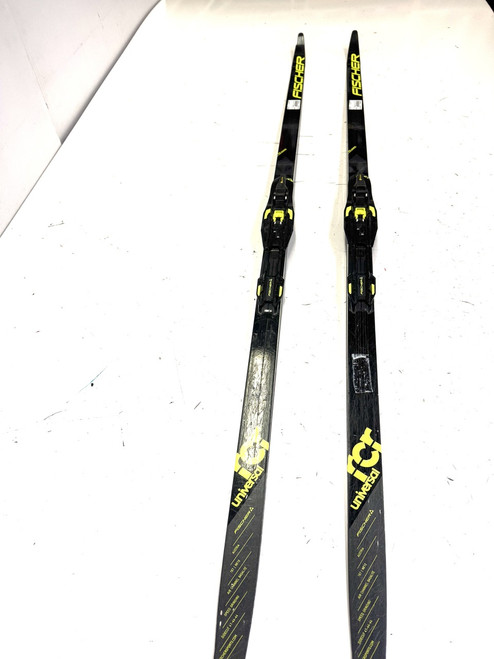 Vist Large View of Product Image Which is Used Fischer RCR UNIVERSAL Boys XC Ski/Binding 167 cm