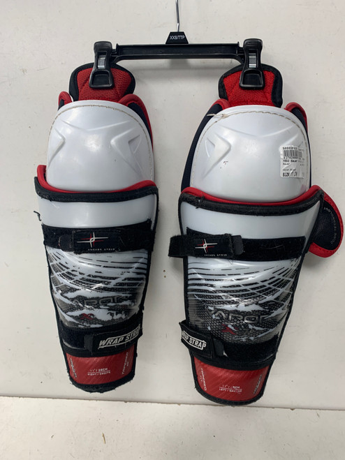 Used Bauer VAPOR X7.0 Junior Shin Guards Black 11" 11891-S000300329