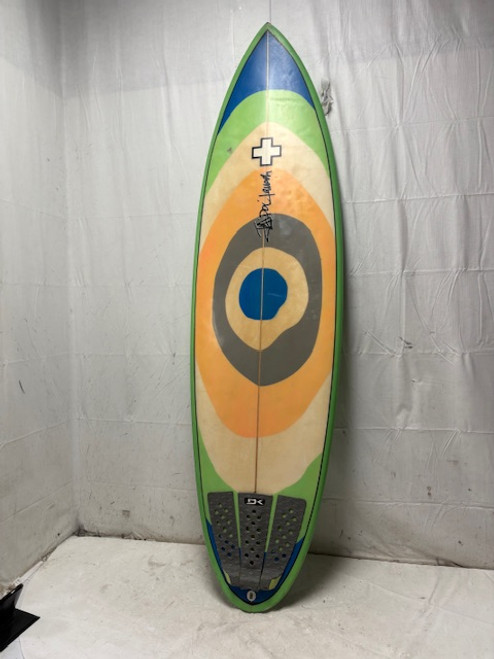 Vist Large View of Product Image Which is Used Surf RX Jeff 'Doc' Lausch Surfboard Green 6'4"