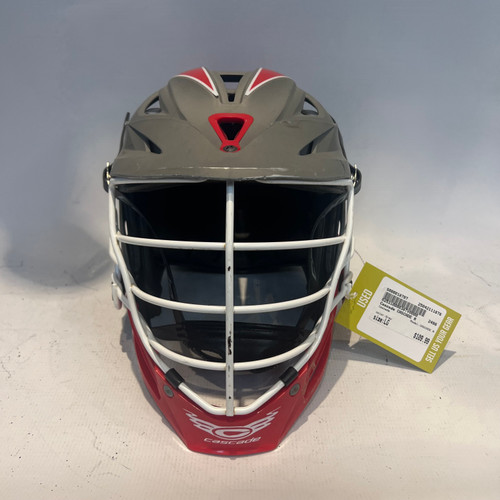 Vist Large View of Product Image Which is Used Cascade CASCADE R Lacrosse Helmet Grey LG
