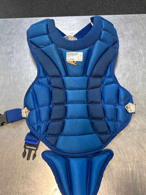 Vist Large View of Product Image Which is Used Champro CP73 Catchers Chest Protector Royal Blue Intermed