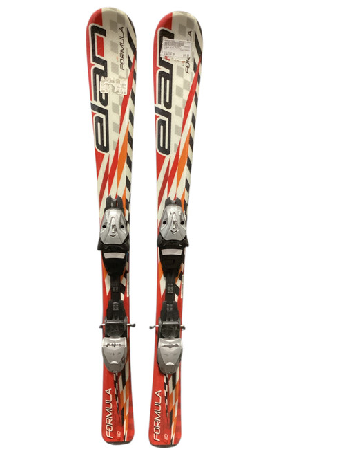 Used Elan FORMULA Boys DH Ski/Binding White 110 cm 11804-S000251974 Vist Large View of Product Image Which is Used Elan FORMULA Boys DH Ski/Binding White 110 cm